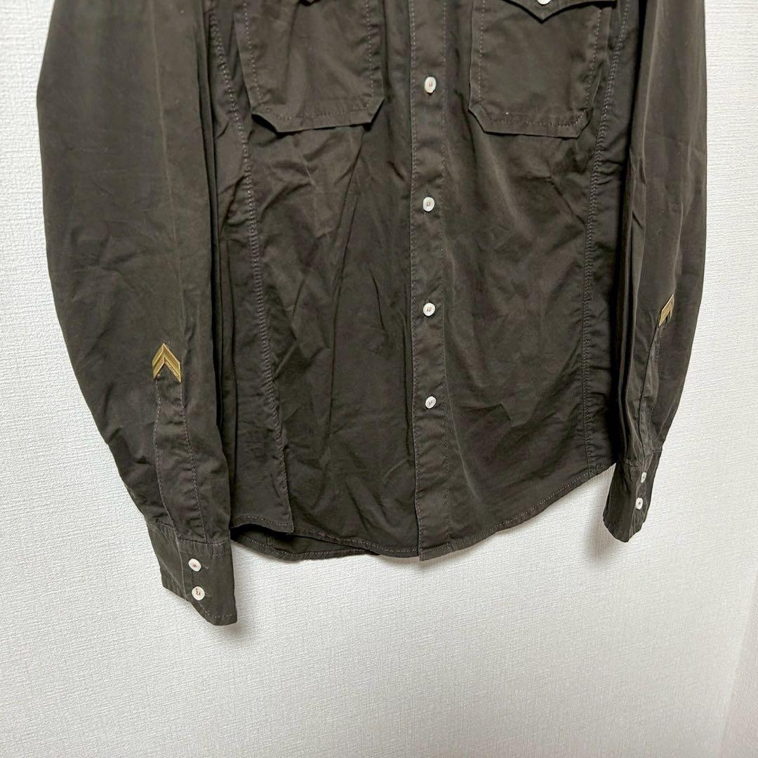 ディースクエアード　Dsquared2 ミリタリーシャツ　カーキ