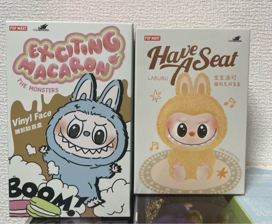 LABUBUラブブ Macaronマカロンとhave a seat セット - メルカリ
