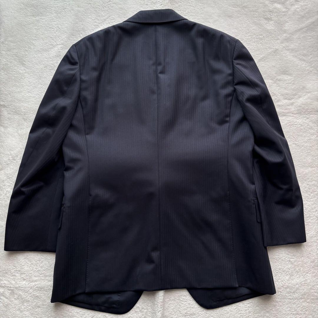 ✨極美品✨DORMEUIL ドーメル 　スーツ XＬ相当　ネイビー　ストライプ