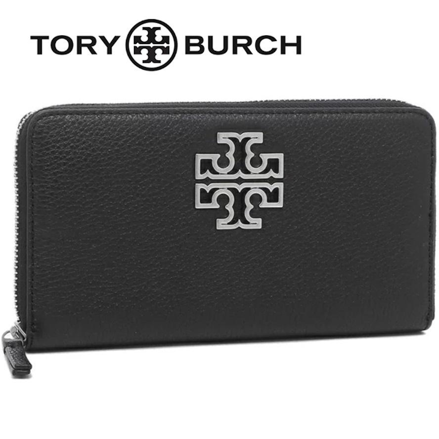 トリーバーチ 73508 003　長財布 ブラック レザー