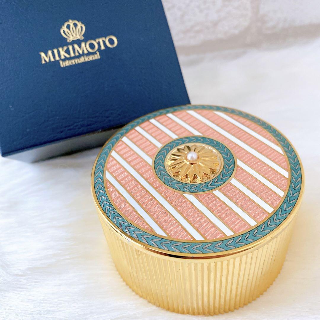 MIKIMOTO ミキモト ジュエリーケース 小物入れ アクセサリーケース