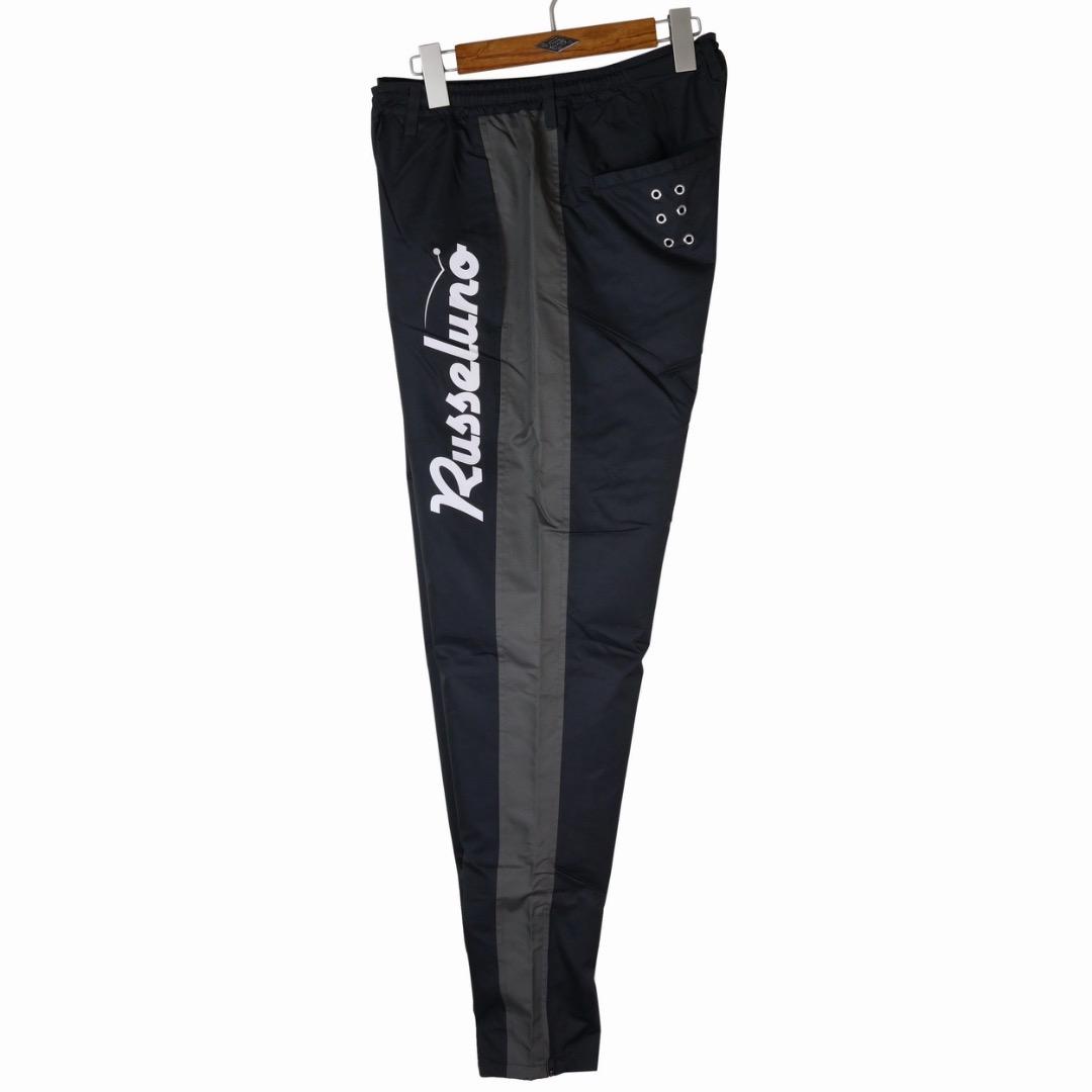 【size4か5】秋冬 ラッセルノ ゴルフ リップストップ サイドラインパンツ黒 size4か5】秋冬 ラッセルノ ゴルフ リップストップ サイドラインパンツ