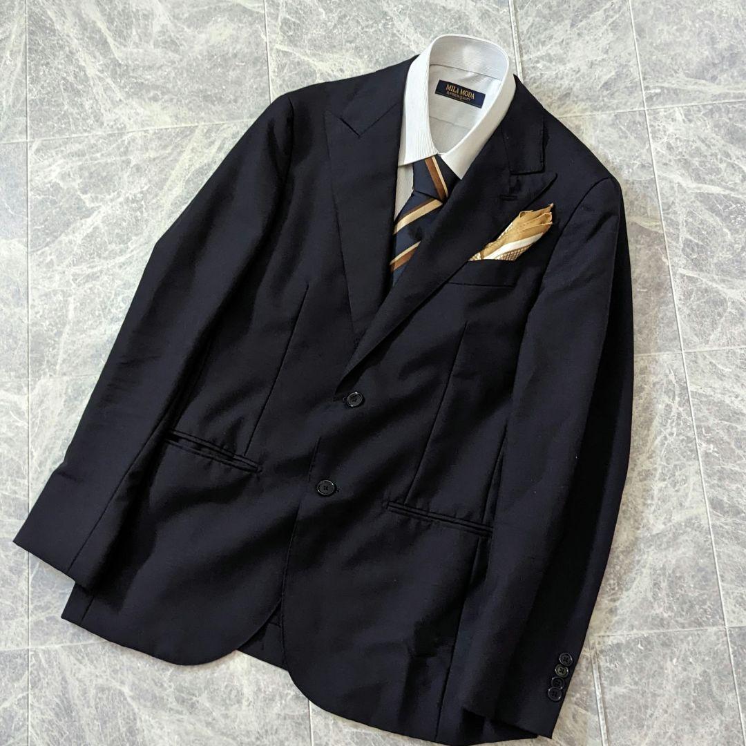 ★超高級約８万　極美品◎UNITEDARROWS　スーツ　セットアップ　ネイビー