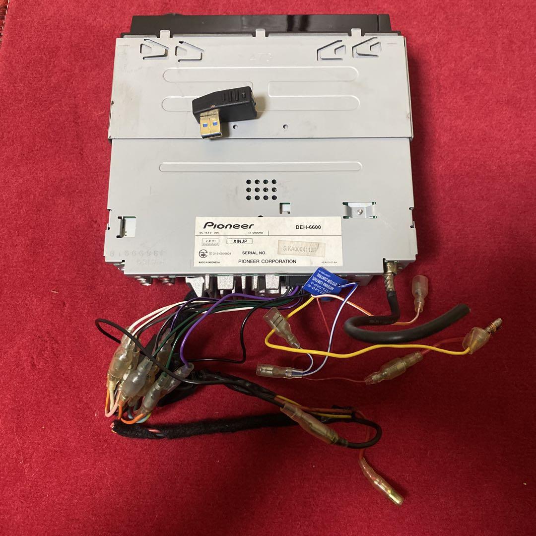 カロッツェリア DEH-6600 Bluetoothオーディオ