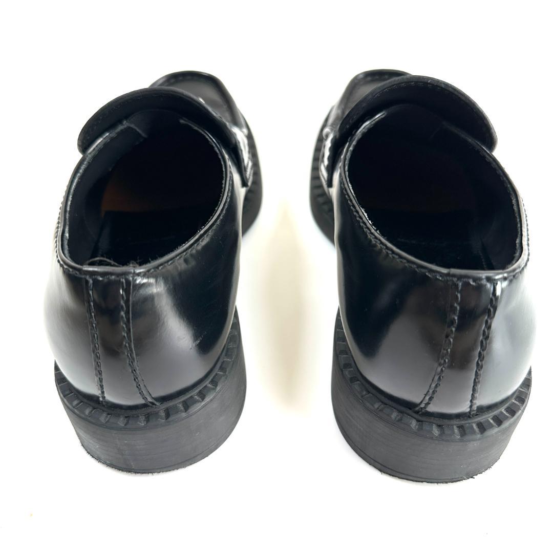 【正規品】PRADA Chocolate Brushed Loafers 7.5