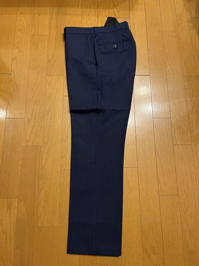 2パンツスーツ　スーツセレクト　薄紺
