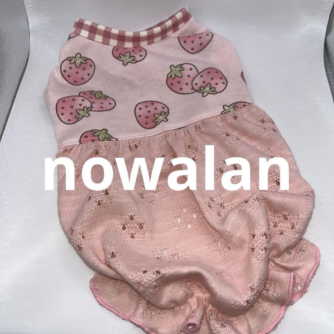 犬服ハンドメイド　春色バルーンワンピース