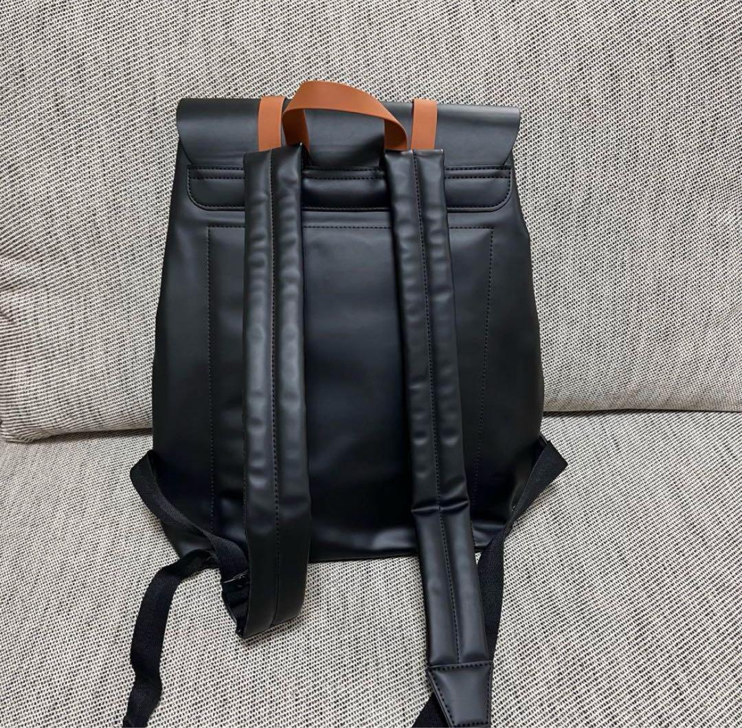 【美品】GASTONLUGA SPLASH13リュック　ブラック　ブラウン