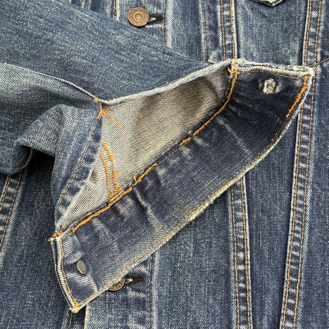 60s LEVI’S デニムジャケット4th 70505 BIG E 36〜38