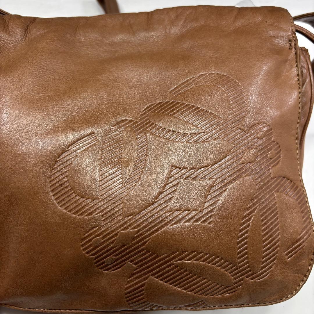 状態良【ロエベ本物】ショルダーバッグ/レザー/ブラウン 状態良【ロエベ本物】ショルダーバッグ/レザー/ブラウン