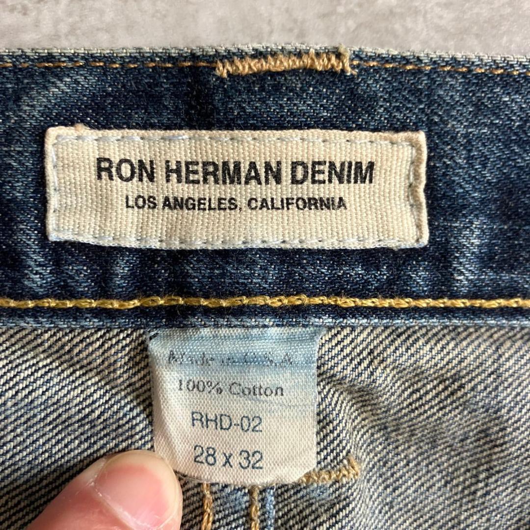 米国製 セルビッチ RON HERMAN RHD02 ロンハーマンデニム ブルー