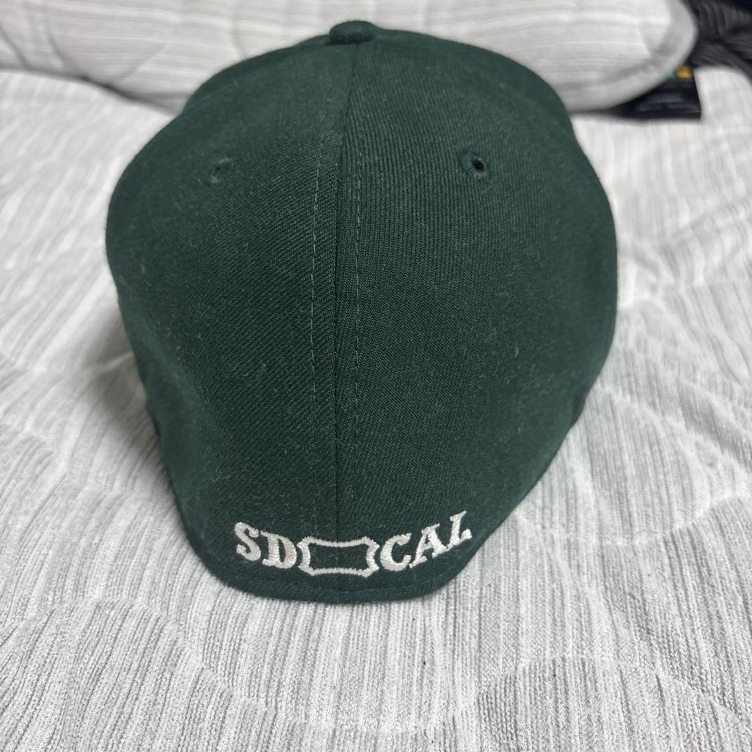 New Era 59FIFTY ダークグリーン キャップ 7 5/8