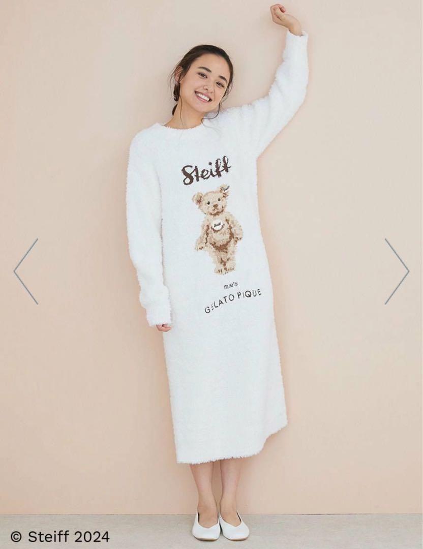 【新品】ジェラートピケSteiff ジェラート James ジャガードワンピース