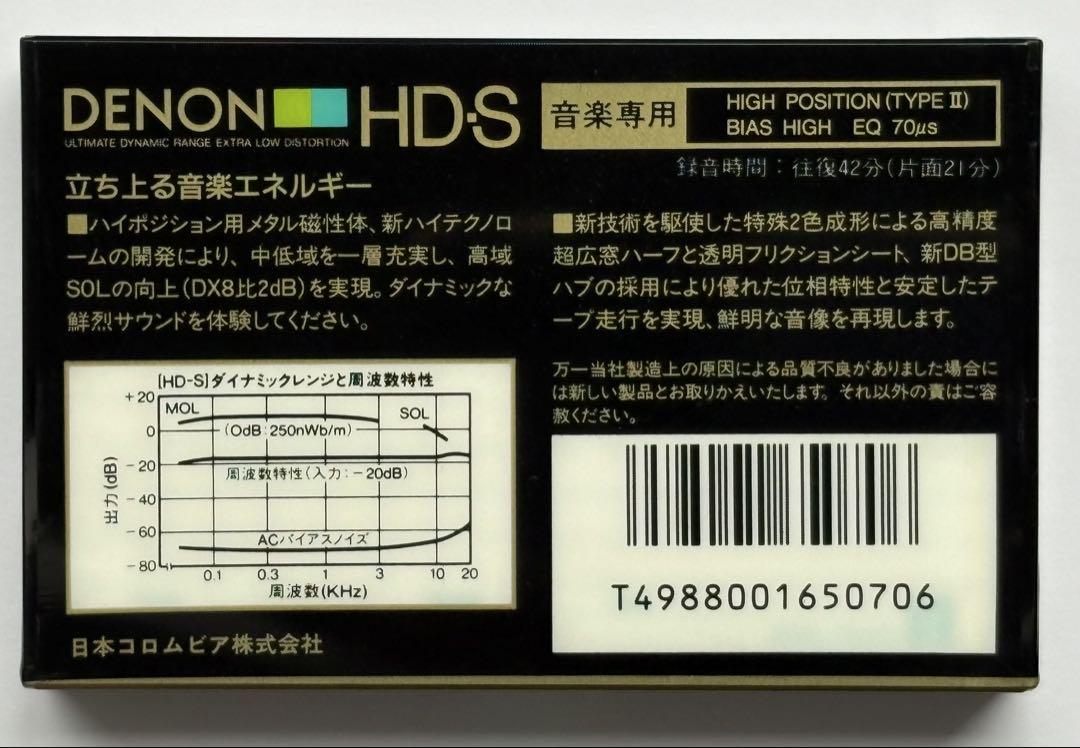DENON HD-S/42 TYPE II カセットテープ