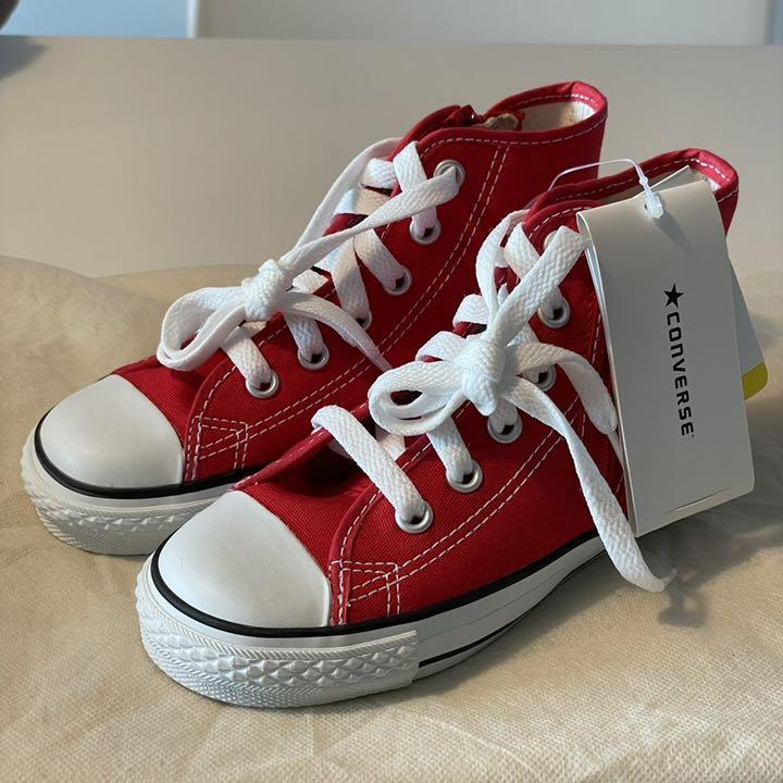 コンバース オールスター ハイ レッド 18センチ