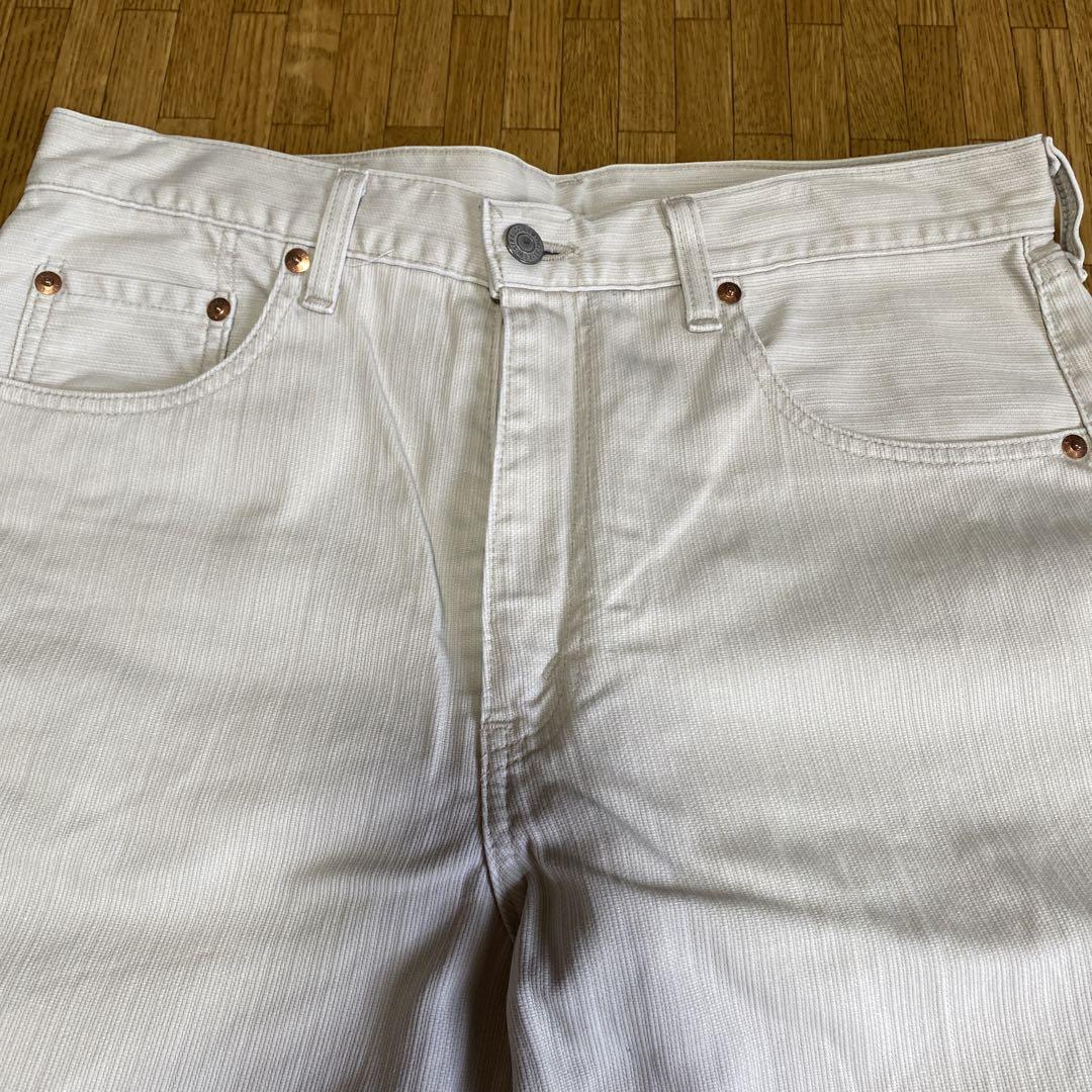 LEVI'S 504Z BIG E日本製ストレートデニム オフホワイトW34