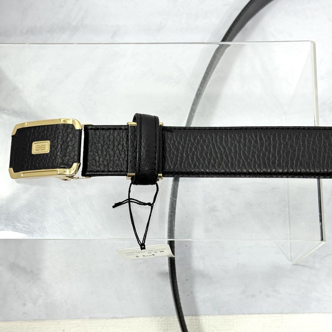 お得BALENCIAGA BBロゴ レザーベルト 2本セット 黒 保管未使用品