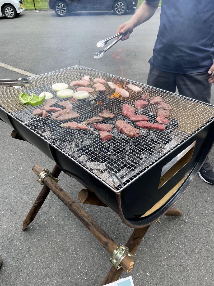 ドラム缶 バーベキューコンロ 脚付きフルセット