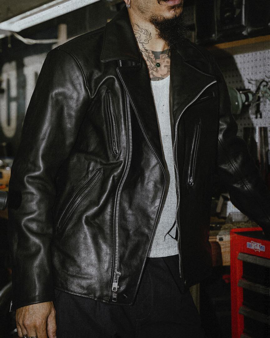 【ENGINEERED GARMENTS × SCHOTT】ダブルライダース M