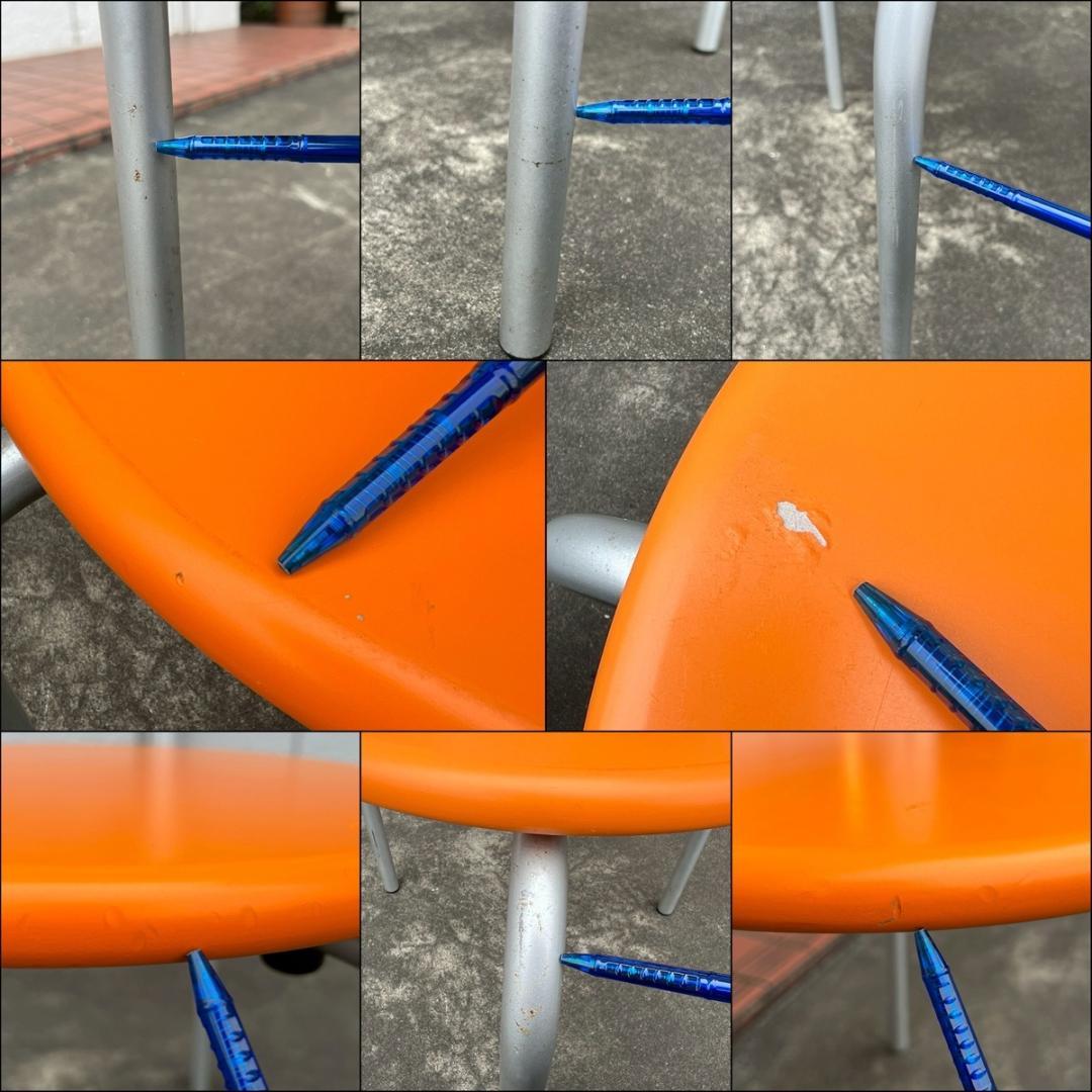 オレンジ座面 イタリア製