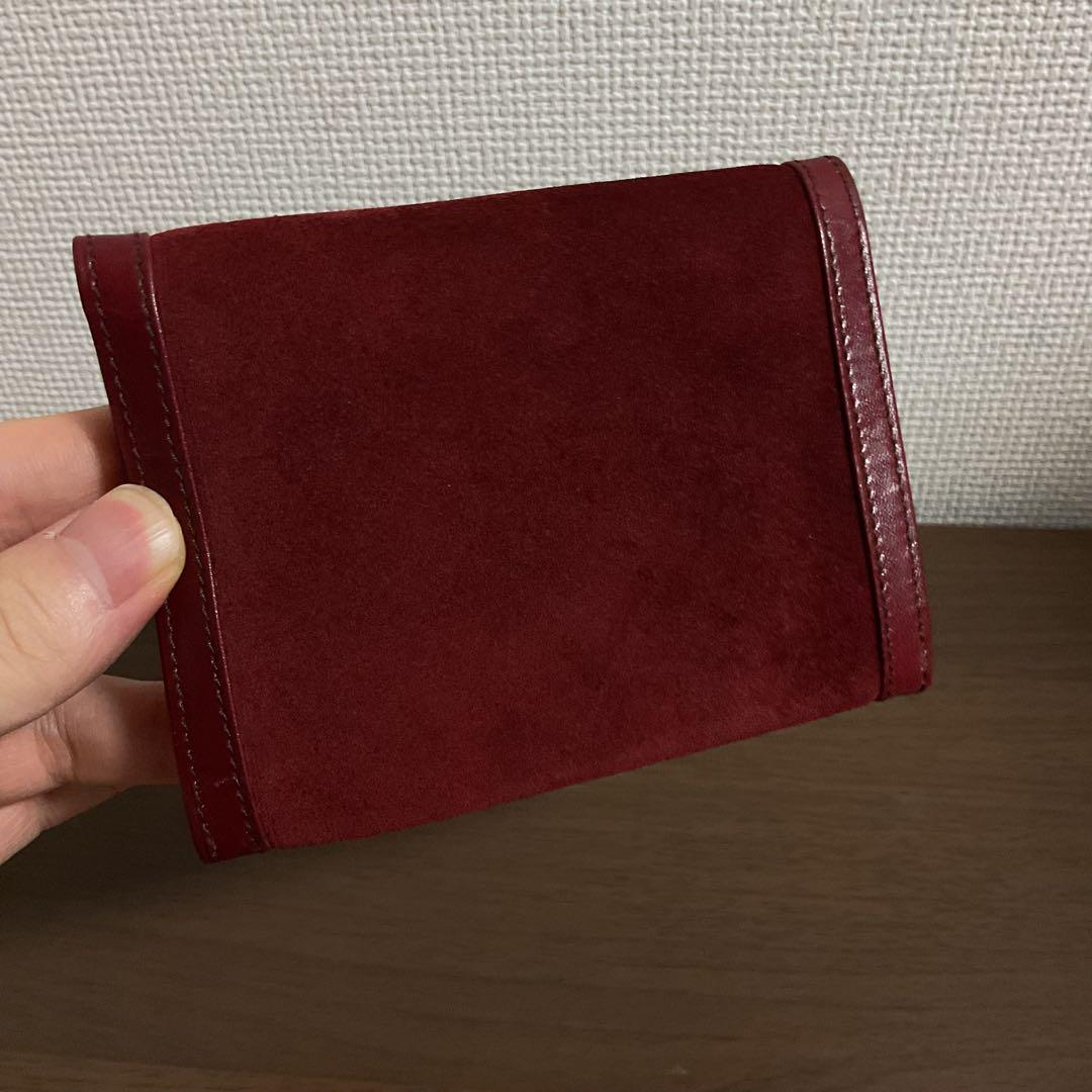 ☆開店セール☆レア品 美品 ロエベ ラムレザー×ラムスエード アナグラム 財布