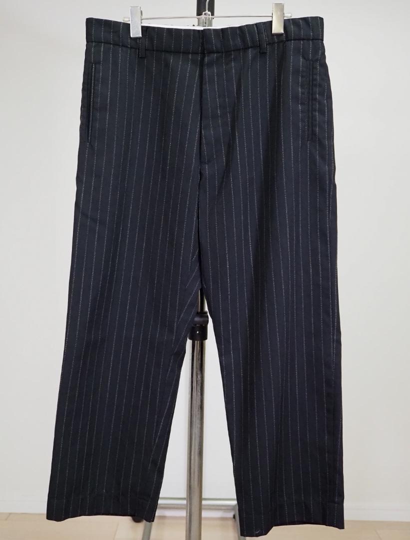 DELADA デラダ 20AWストライプワイドパンツ32