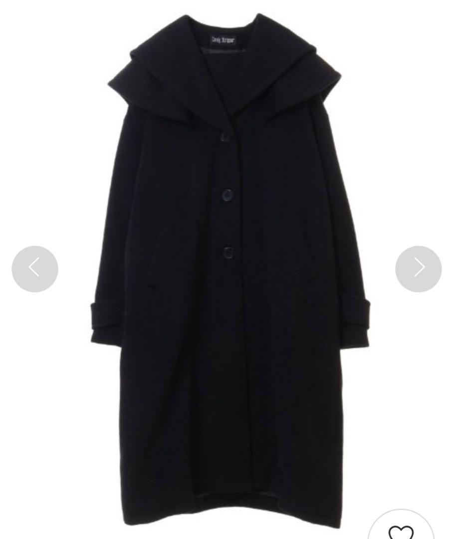 ⭐️未使用 Candy Stripper Lyrical Tiered Coat Candy Stripper（キャンディストリッパー）の「POWDERY FUR