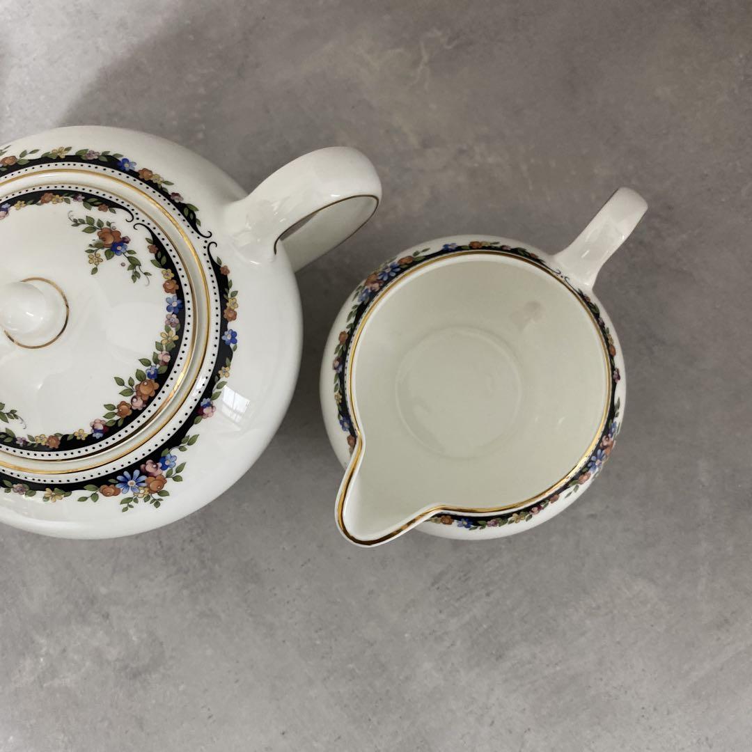 ウェッジウッド オズボーン ポット シュガー クリーマー　3点WEDGWOOD