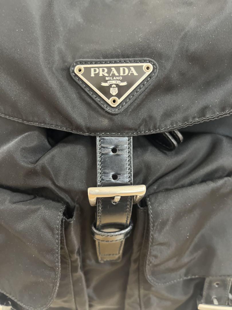 PRADA プラダ　リュックサック 三角ロゴ　ナイロン　ブラック