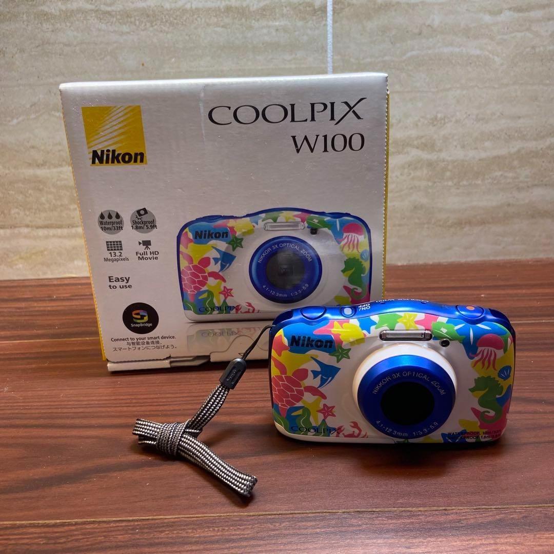 Nikon coolpix W100 デジカメ 2717 Amazon.com : Nikon digital camera COOLPIX W100 (Pink)(Japan