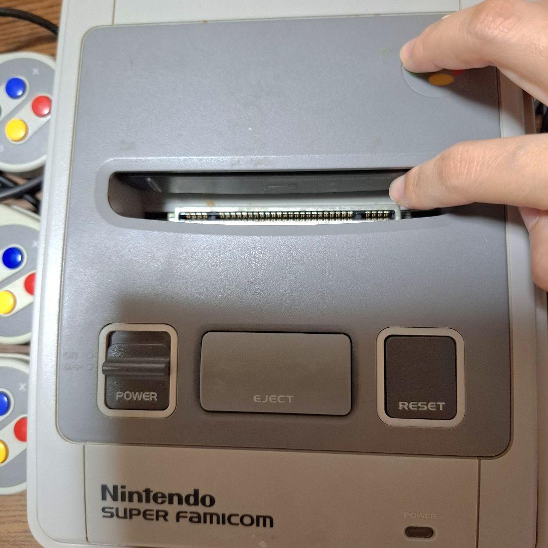 スーパーファミコン　本体　ソフト 本体美品】スーパーファミコンJr(ジュニア) 本体、専用