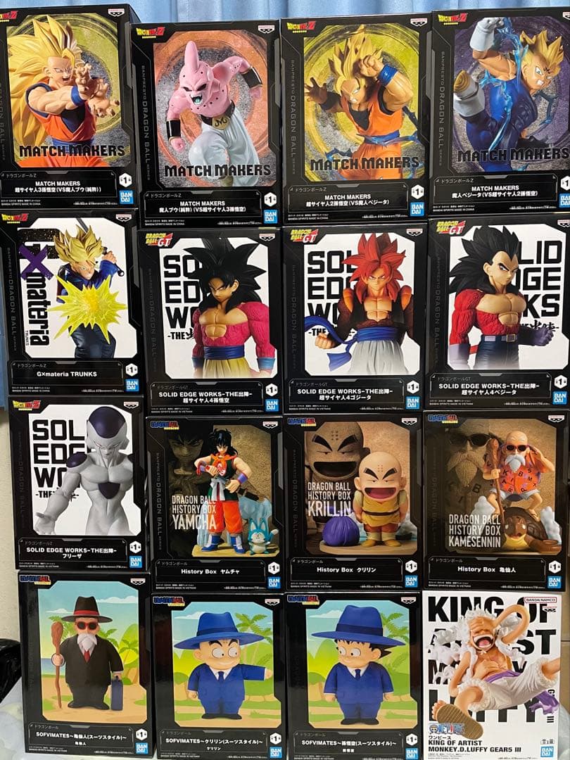 プライズフィギュア　ドラゴンボール　ワンピース　セット