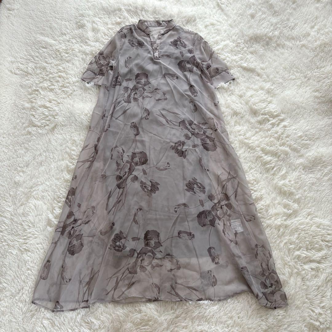 最終 ameri ISLA PIPING SHEER DRESS（Ameri Vintage アメリ