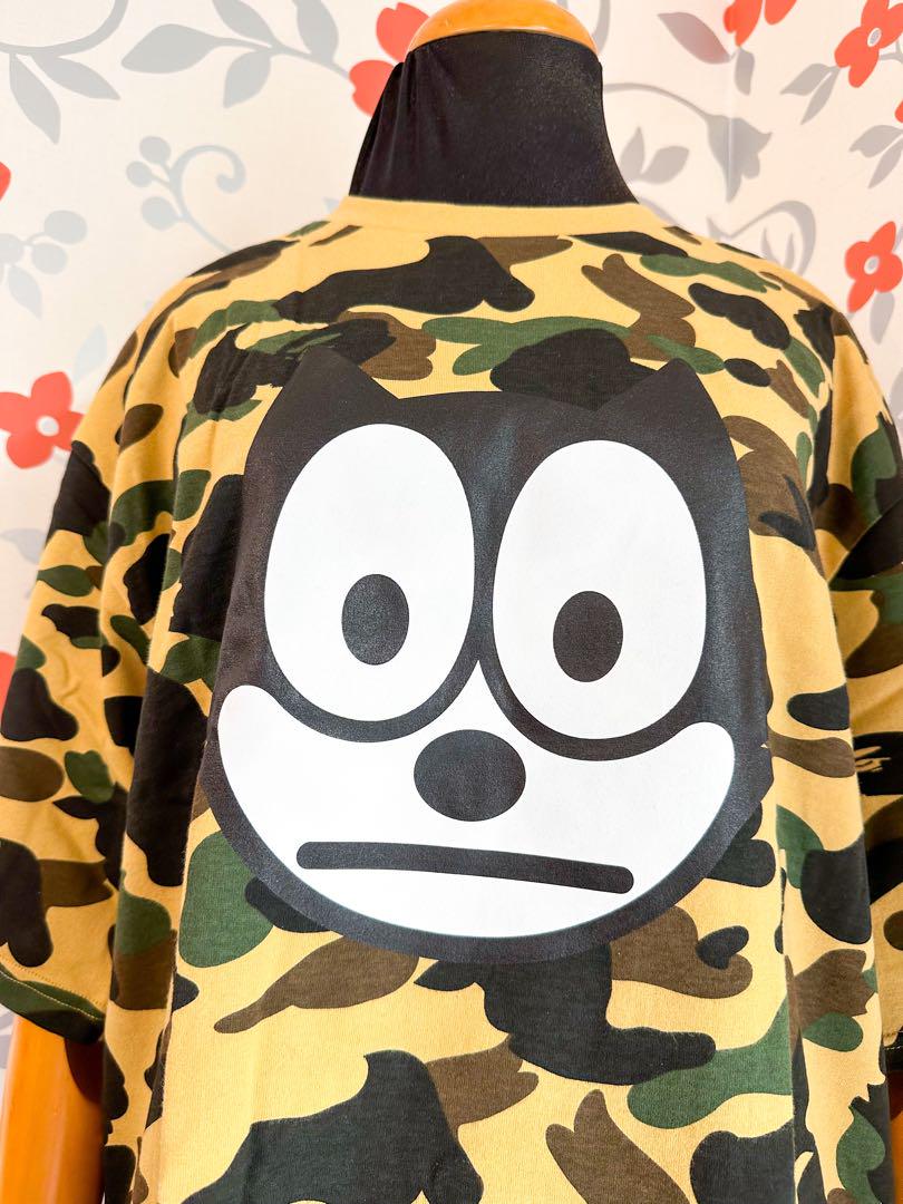 新品 フィリックス キャットBAPE【特典】ネコ Tシャツ 限定