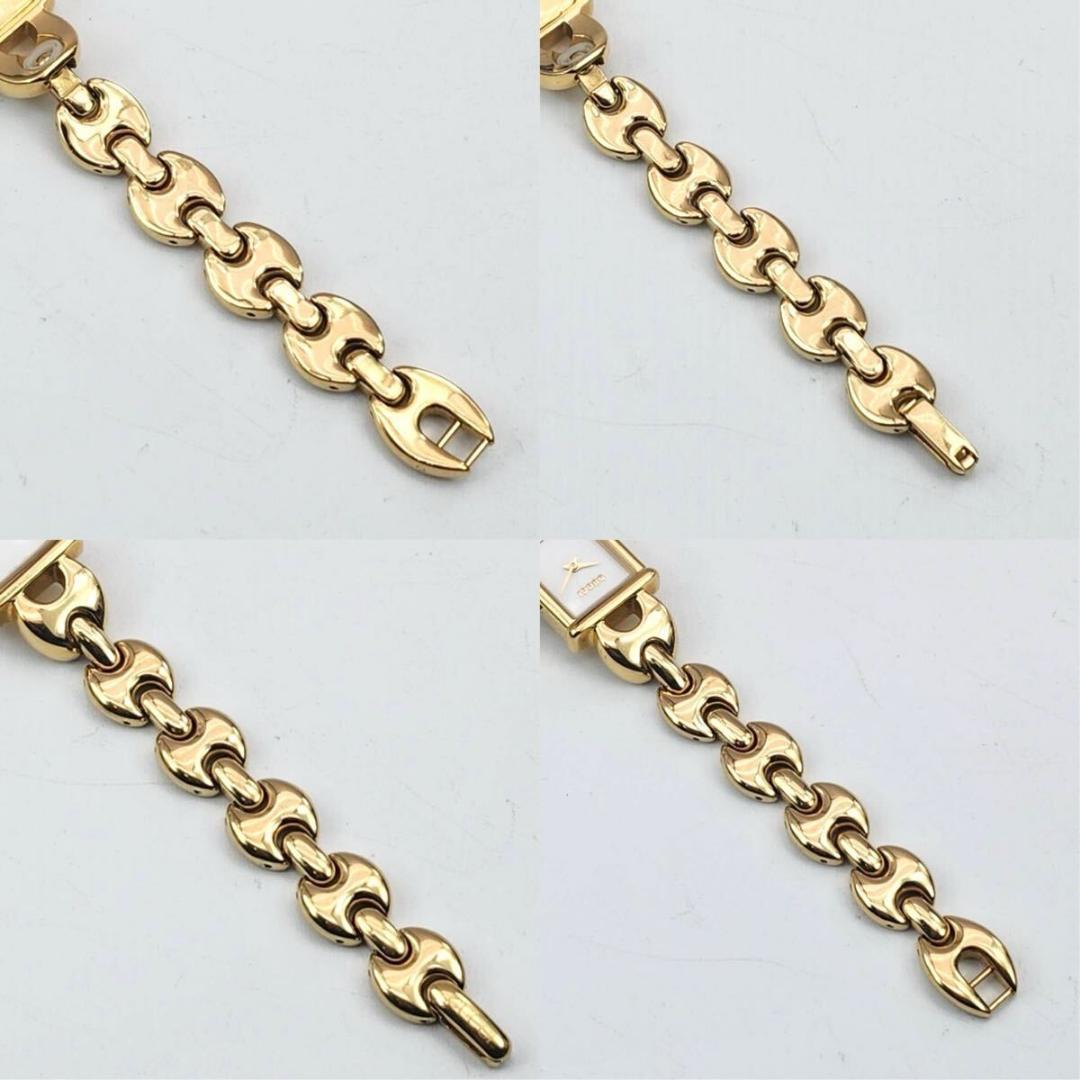 GUCCI 1800L 腕時計 クォーツ スクエア 白文字盤 ゴールド 全3色 GUCCI 1800L 腕時計 クォーツ スクエア 白文字盤 ゴールド 全3色