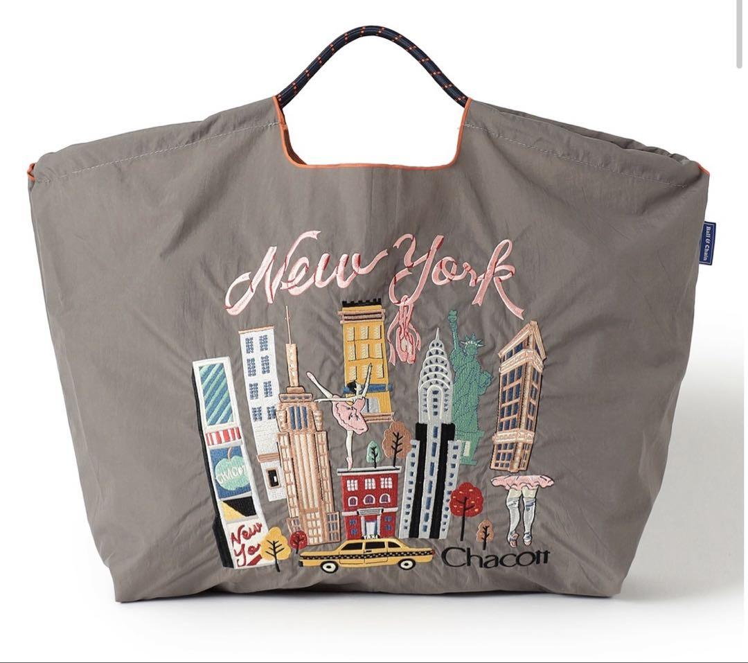 チャコット ボールアンドチェーン NEWYORK グレー　L
