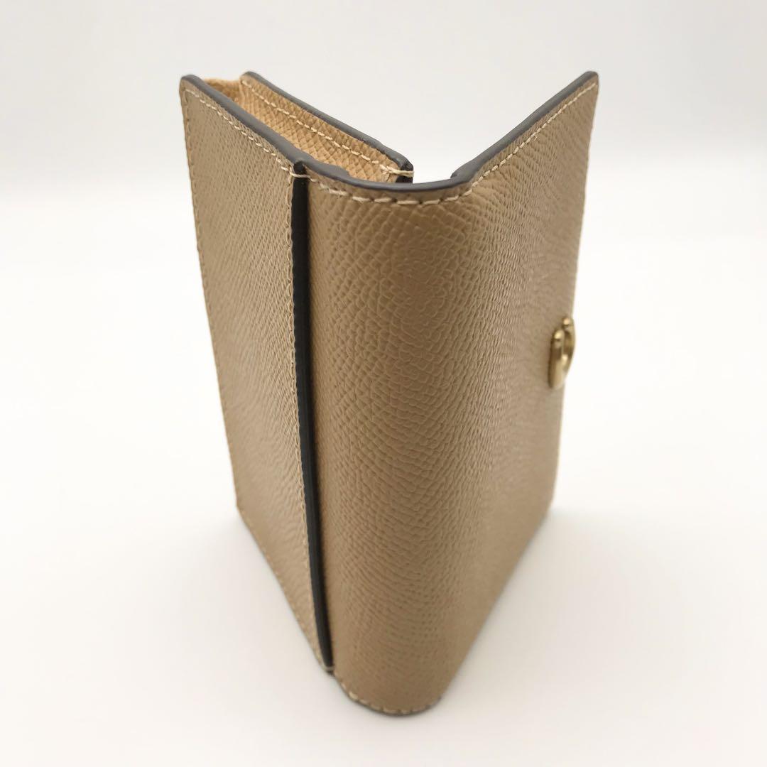 COACH 大人気！！ ビジネスカードケース ブラス/トフィー 名刺入れ 新品