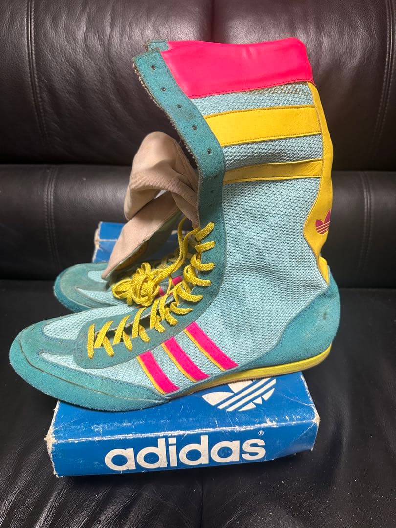 adidasボクサーシューズ　西ドイツ製　デッドストック