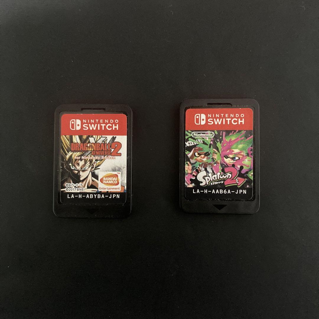 NintendoSwitch カセット2個セットスプラトゥーン2 ドラゴンボール 買取】Nintendo Switch スプラトゥーン2セットHAC-S-KACEK