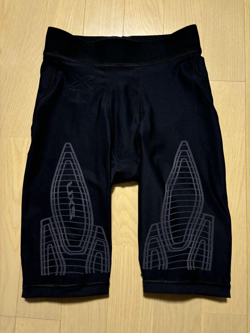 2xu MCS メンズ クロストレ コンプレッションショーツ ロゴベルトSサイズ