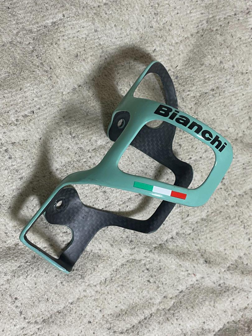 ビアンキ　Bianchi カーボン　ボトルケージ　チェレステカラー