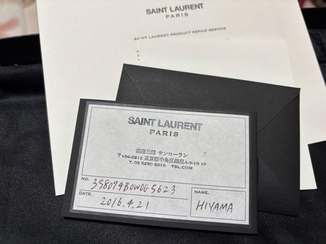 YSL サンローラン 長財布 ピンク フルジップウォレット