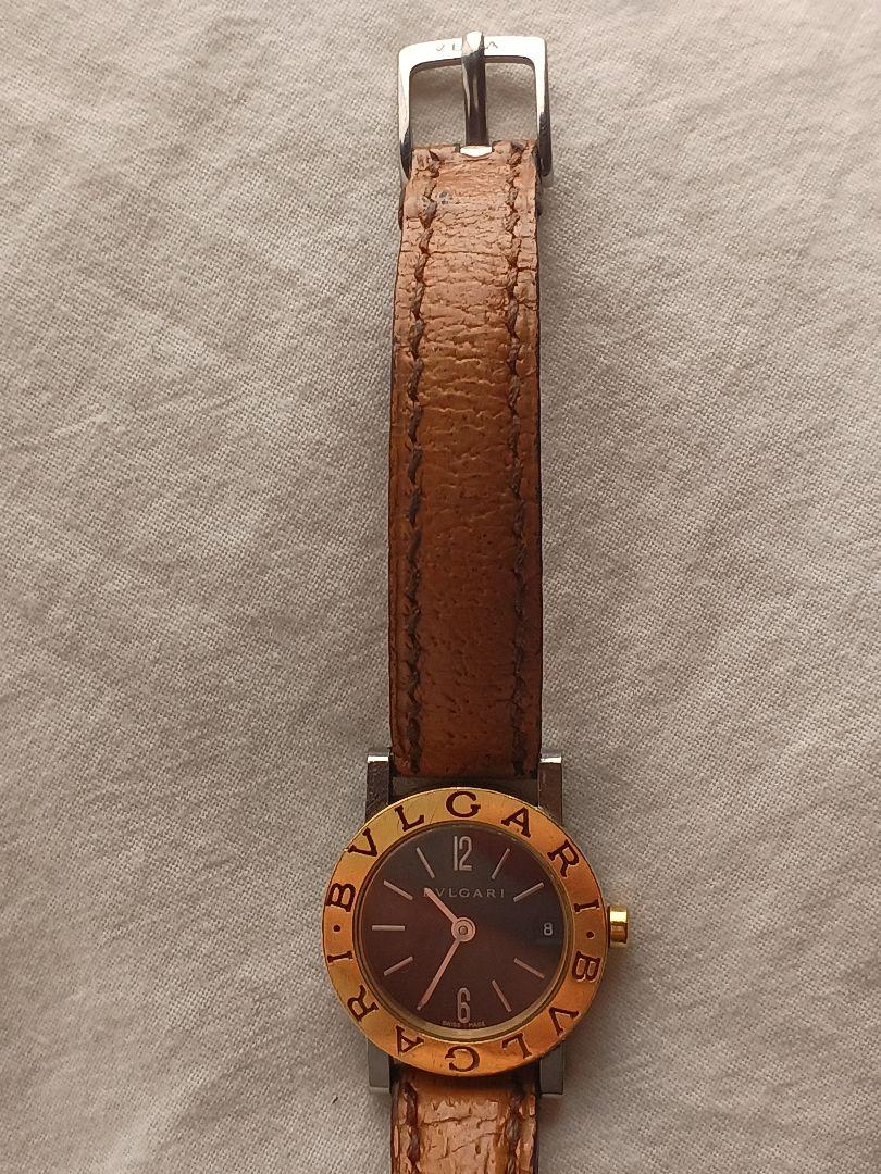 BVLGARI　ブルガリ　時計　革ベルト　BB23SGL 箱 保証書　レディース BVLGARIブルガリ時計革ベルトBB23SGL 箱 保証書レディース