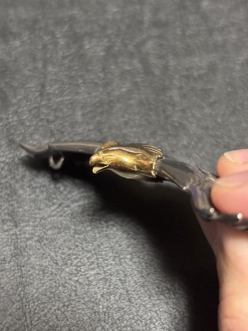 金焼けあり18k 頭金 大イーグル - メルカリ