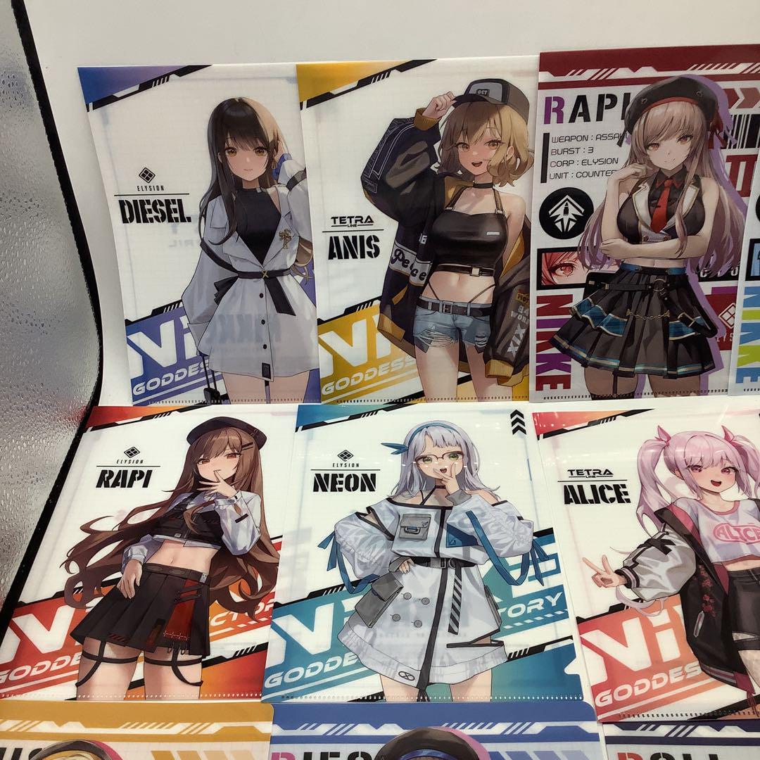 勝利の女神NIKKE ニケ　クリアファイルセット　in and GALLERY 勝利の女神NIKKE(ニケ) クリアファイル 全6種セット