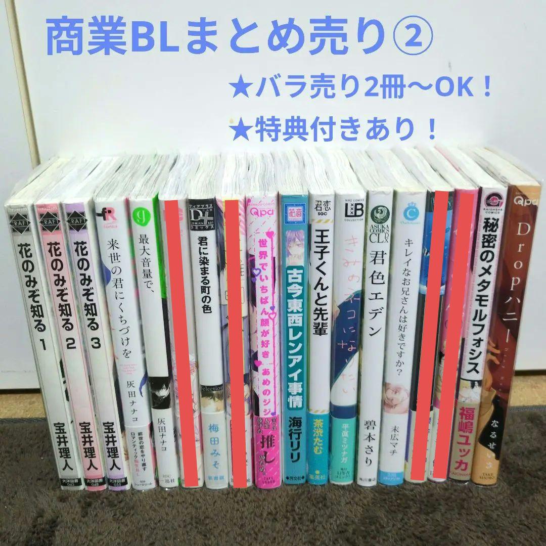 ＢＬ★② まとめ売り、バラ売り　１７冊　【　変更有り　】 商業BLまとめ売り②カバー、特典付きあり - メルカリ