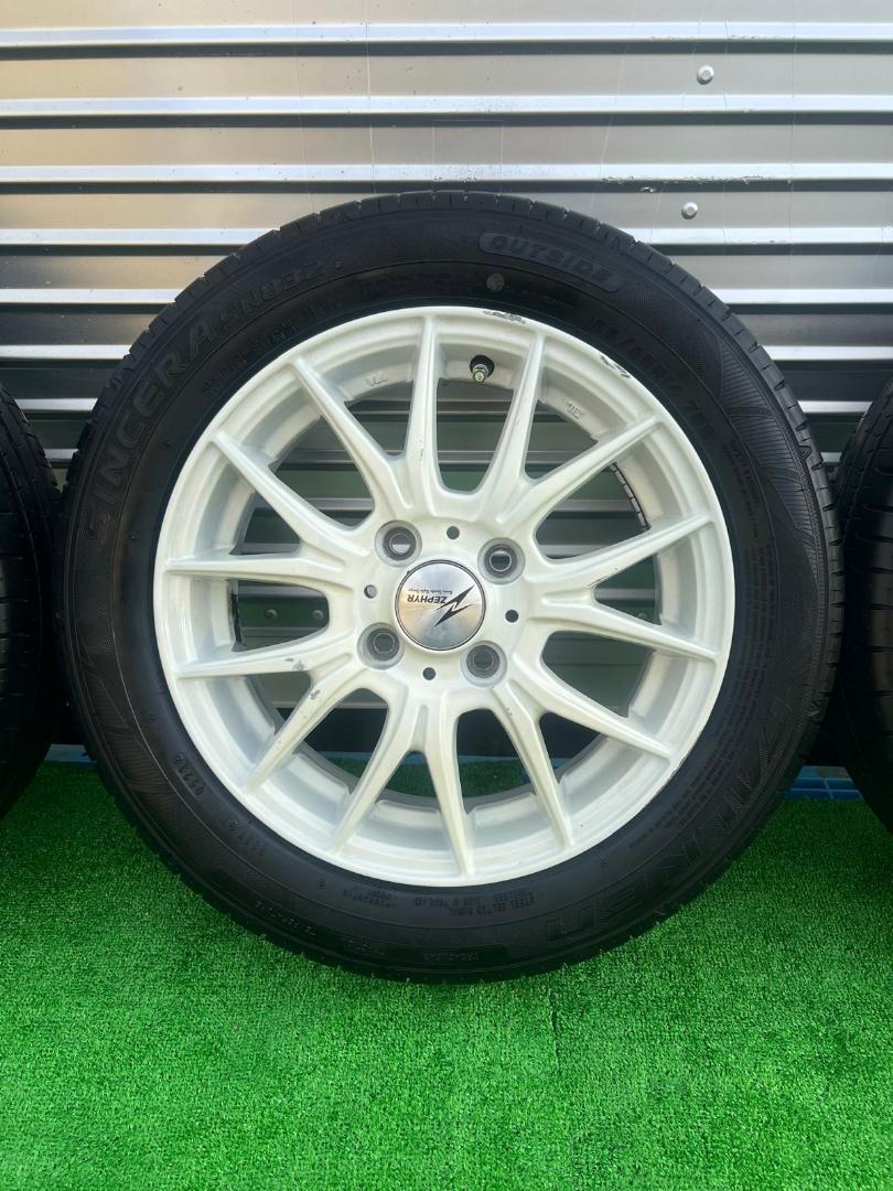 ゼファー14インチホイール14x4.5、2023年モデル155/65/14タイヤ