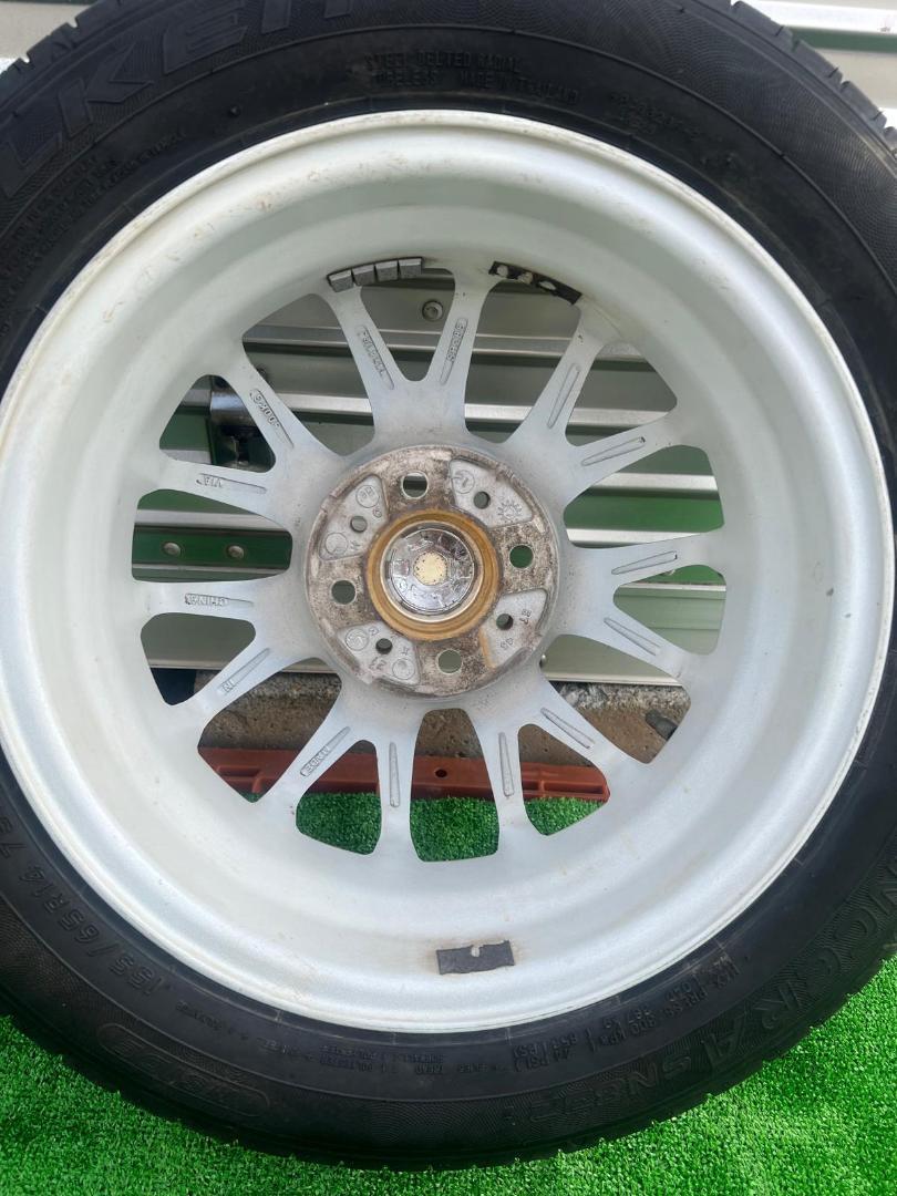 ゼファー14インチホイール14x4.5、2023年モデル155/65/14タイヤ