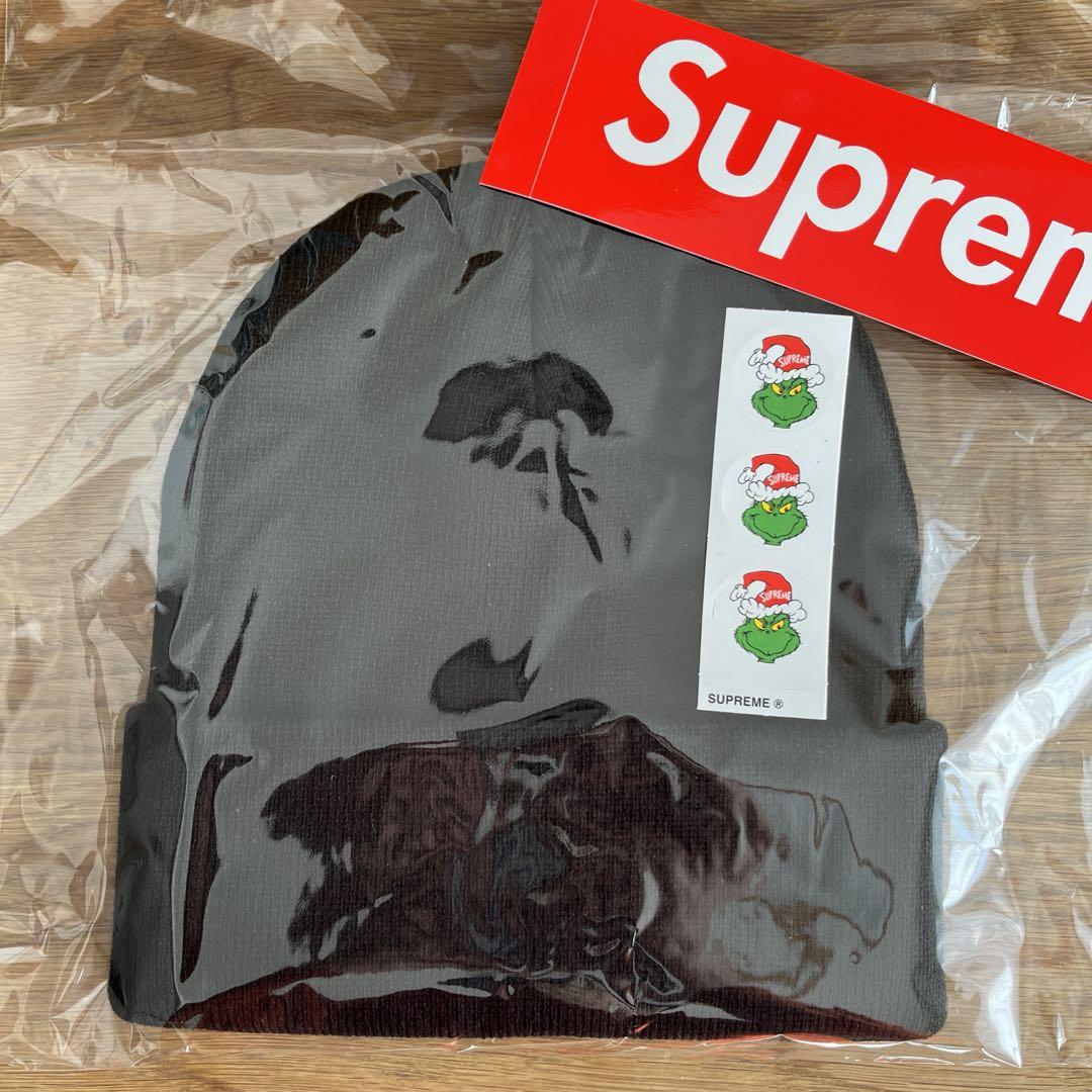 新品未使用 Supreme Crest Beanie Black 黒 ブラック - メルカリ