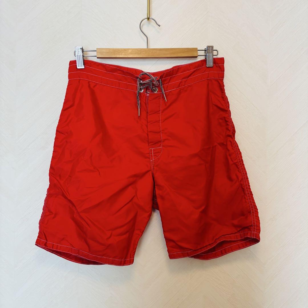 BIRDWELL バードウェル　ボードショーツ ハーフパンツ　レッド　USA製